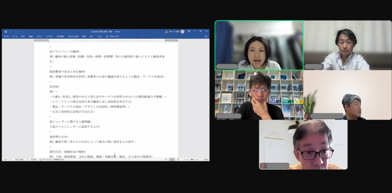 [2024/07/13] 城東支部・社会貢献事業推進部 ～第4回定例会報告（レジリエンス経営チーム）
